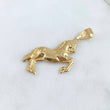 Dije Caballo 1.85gr / 4.4cm / Liso Oro Amarillo 18K