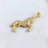 Dije Caballo 1.85gr / 4.4cm / Liso Oro Amarillo 18K