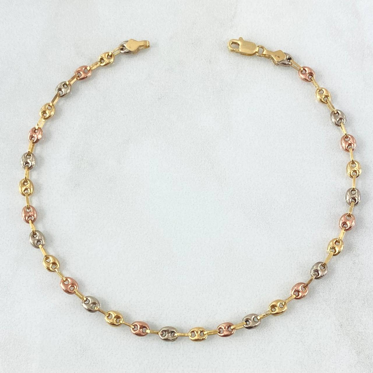 Pulso GC 2.3gr / 19.5cm / 3.3mm Liso Tres Oros 18K *