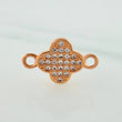 Charm Clover 0.95gr / 1/2 in / 18K Rose Gold %