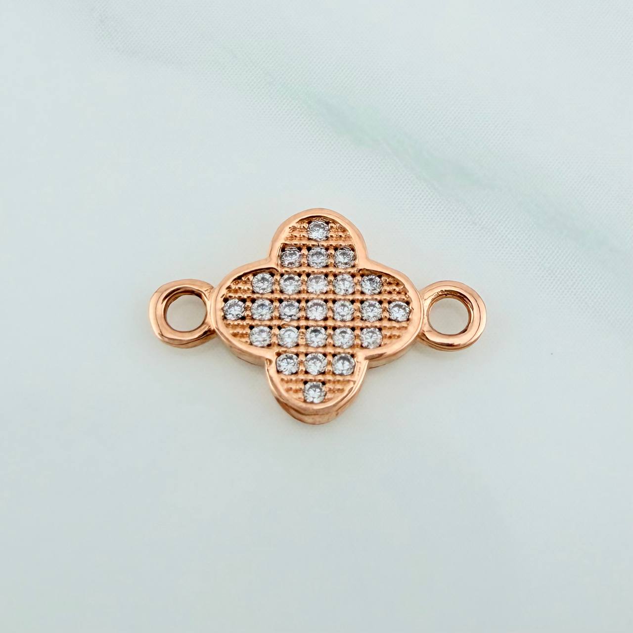 Charm Clover 0.95gr / 1/2 in / 18K Rose Gold %