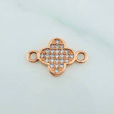 Charm Clover 0.95gr / 1/2 in / 18K Rose Gold %