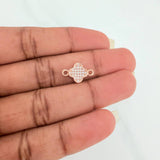 Charm Clover 0.95gr / 1/2 in / 18K Rose Gold %