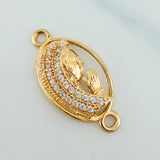 Herraje Virgen Maria 1.1gr / 3/4 in / Oro Amarillo 18K &