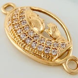 Herraje Virgen Maria 1.2gr / 3/4 in / Oro Amarillo 18K &