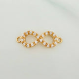 Herraje Infinito 0.9gr / 1/2 in / Oro Amarillo 18K !