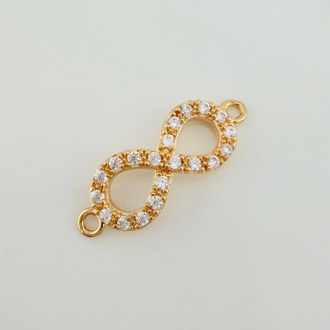 Herraje Infinito 0.9gr / 1/2 in / Oro Amarillo 18K !