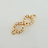 Herraje Infinito 0.9gr / 1/2 in / Oro Amarillo 18K !