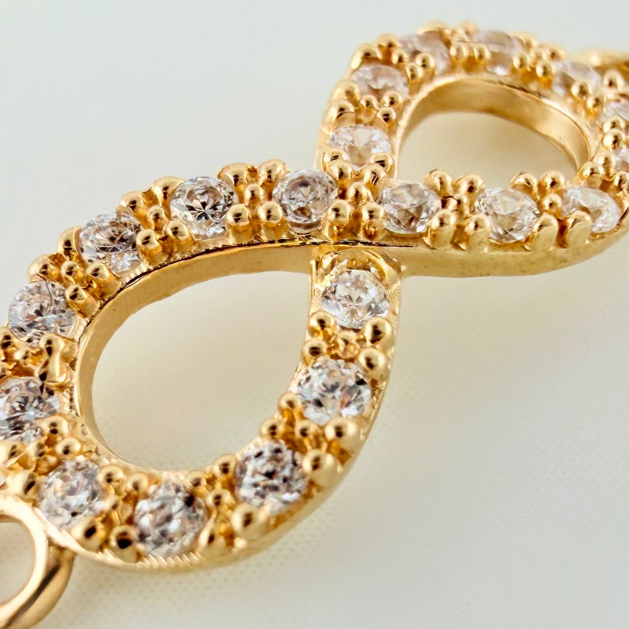Herraje Infinito 1.1gr / 3/4 in / Oro Amarillo 18K %