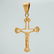 Dije Cruz Cristo 2.2gr / 1 1/2 in / Oro Amarillo 18K %