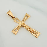 Dije Cruz Cristo 2.55gr / 1 1/2 in / Oro Amarillo 18K %