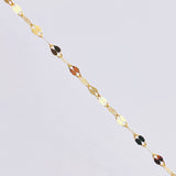 Set Cadena y Dije Flor Espejo + Virgen Guadalupe 1.4gr / 17 3/4 in / 1.8mm Oro Amarillo 18K ©