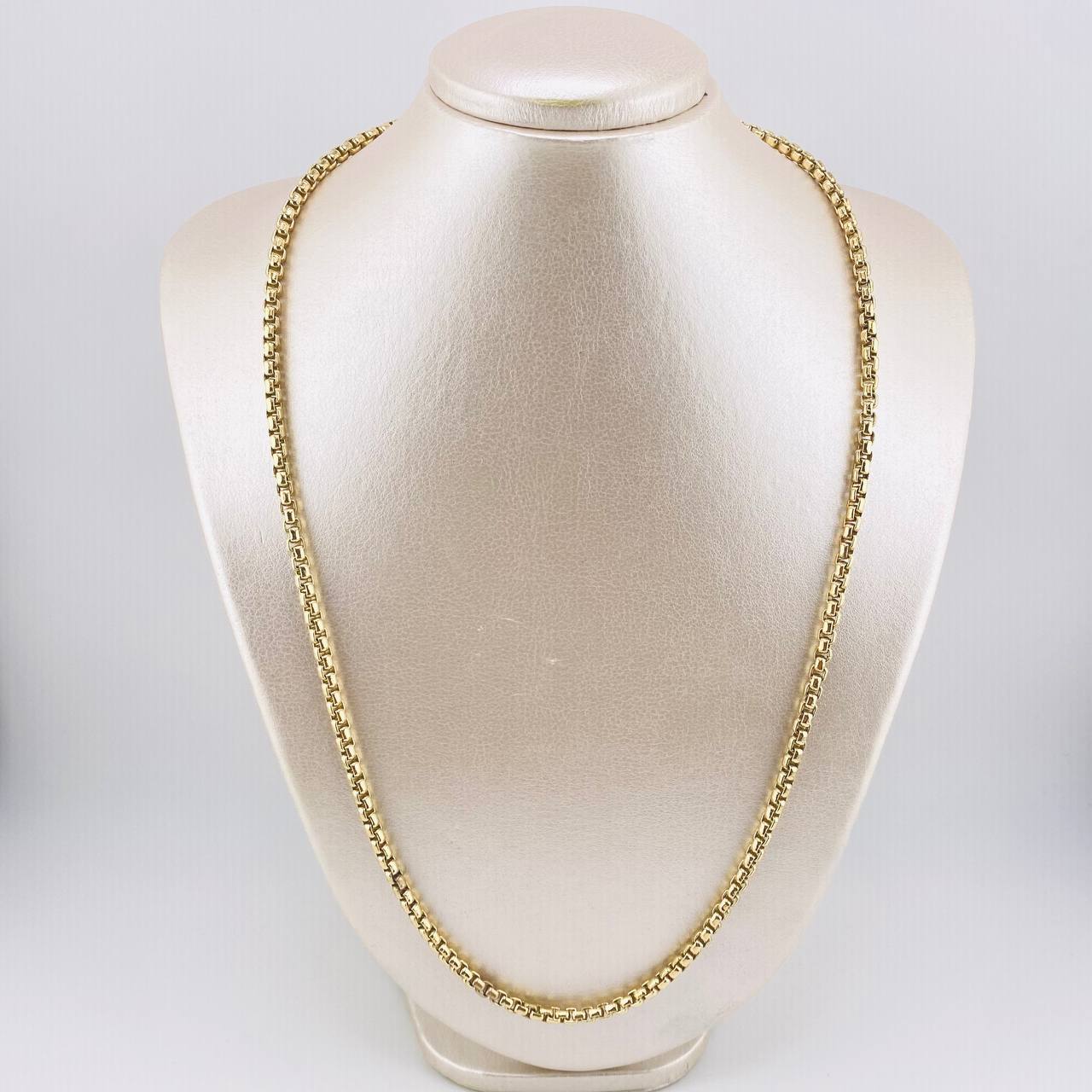Cadena Veneciana 57.4gr / 23 1/2 in / 3.9mm Oro Amarillo +3 18K *