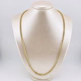 Cadena Veneciana 57.4gr / 23 1/2 in / 3.9mm Oro Amarillo +3 18K *