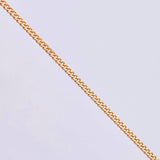 Cadena Cubana 6.05gr / 23 1/2 in / 1.7mm Oro Amarillo +1 18K *