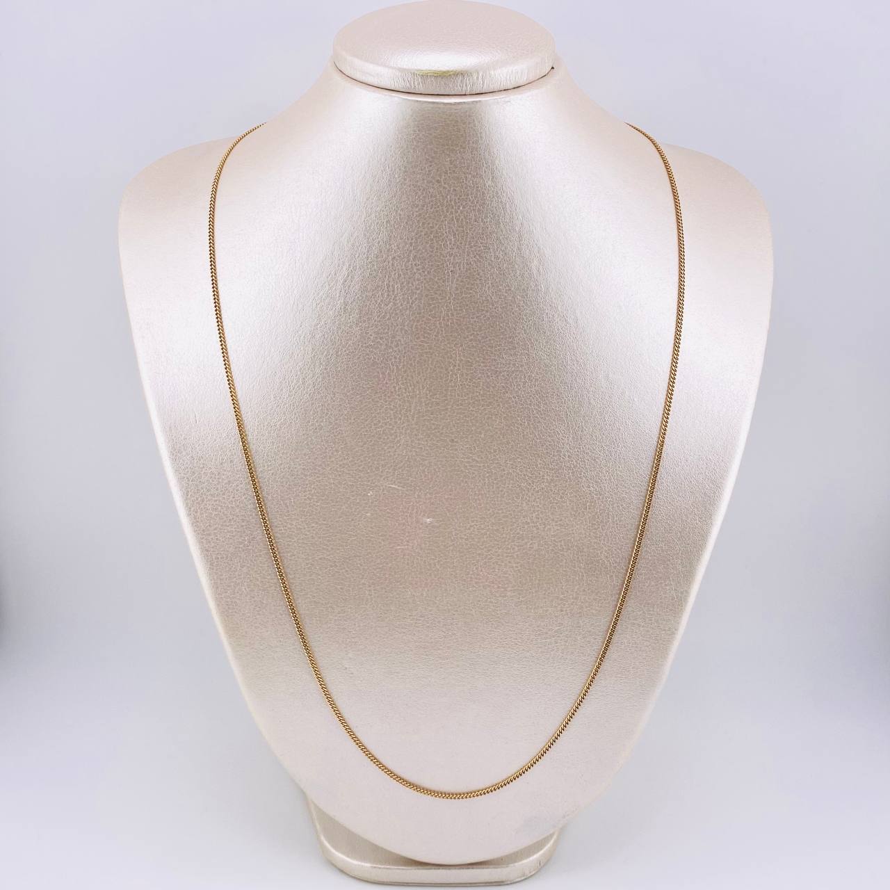 Cadena Cubana 6.05gr / 23 1/2 in / 1.7mm Oro Amarillo +1 18K *