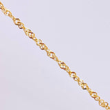 Cadena Singapur 2.1gr / 19 3/4 in / 2mm Oro Amarillo +3 18K