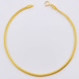 Pulso Serpiente 3.4gr / 7 1/4 in / 2.1mm Oro Amarillo +3 18K *