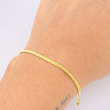 Pulso Serpiente 3.4gr / 7 1/4 in / 2.1mm Oro Amarillo +3 18K *