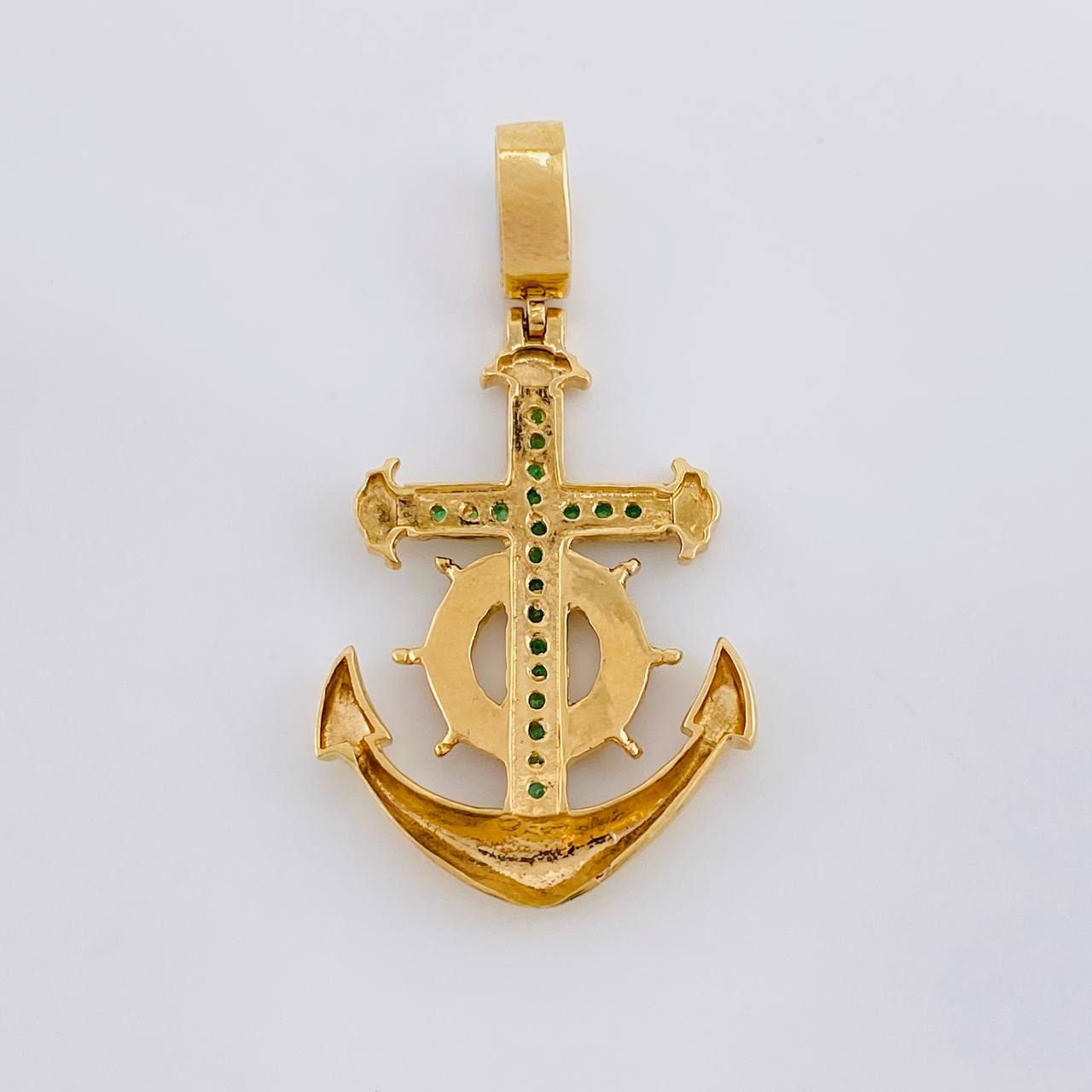 Dije Ancla Cruz 5.9g / 1 3/4 in Oro Amarillo 18K