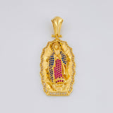 Dije Virgen de Guadalupe 14.6g / 2 in Oro Amarillo 18K
