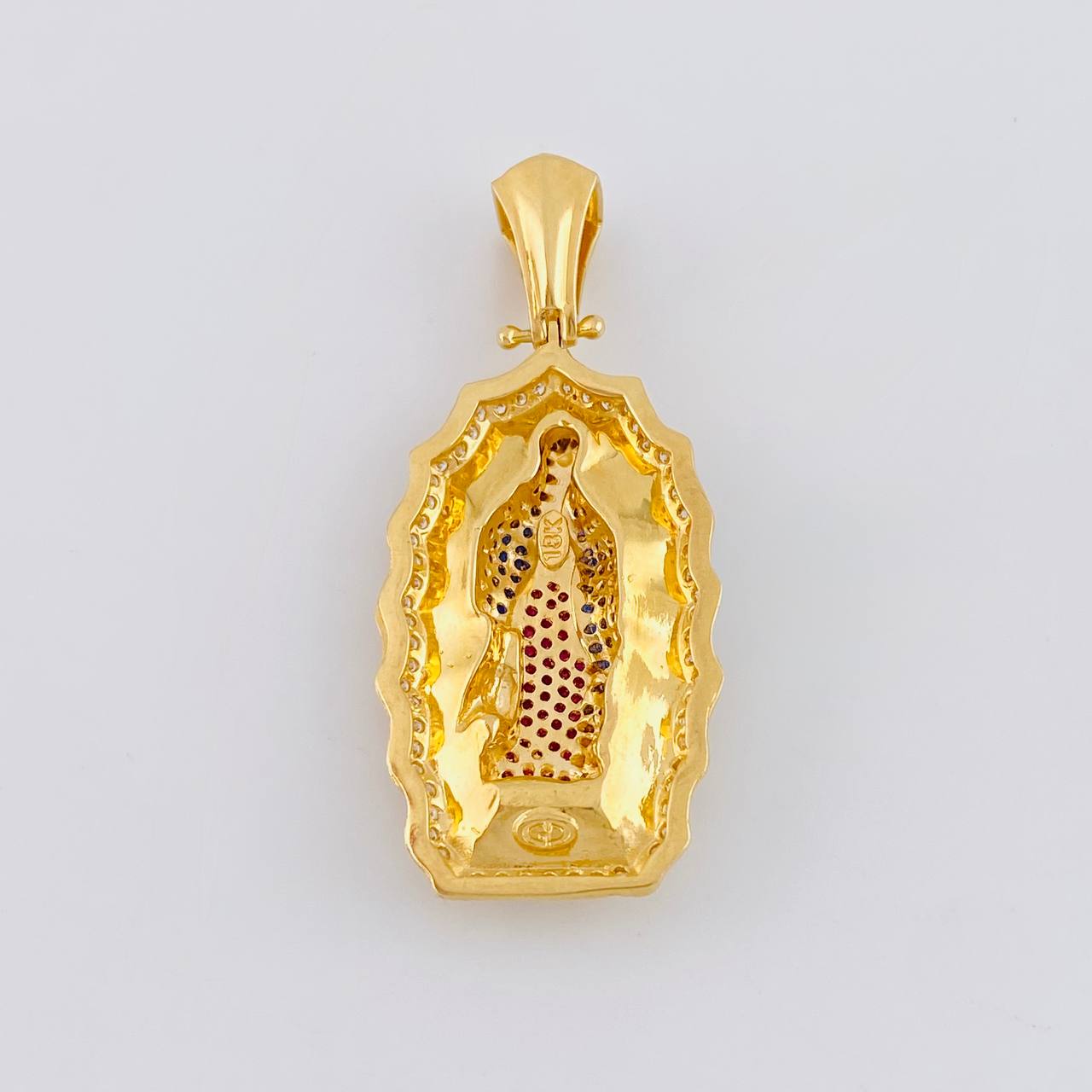 Dije Virgen de Guadalupe 14.6g / 2 in Oro Amarillo 18K