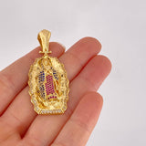 Dije Virgen de Guadalupe 14.6g / 2 in Oro Amarillo 18K