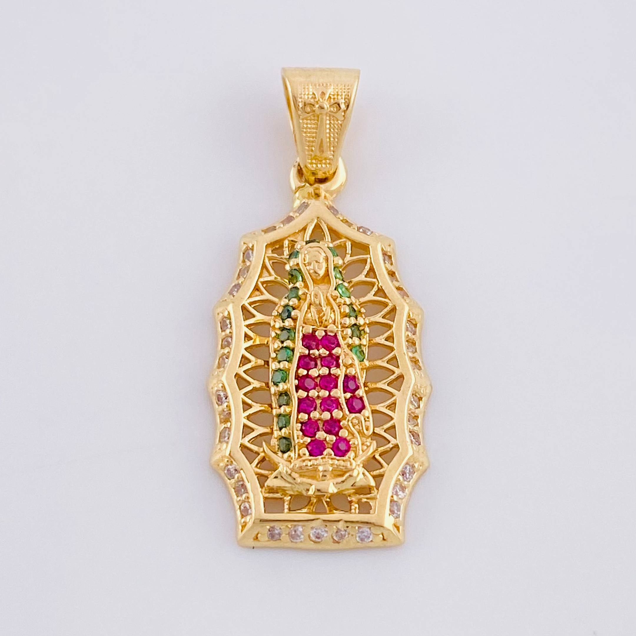 Dije Virgen de Guadalupe 4.85g / 1 1/2 in Oro Amarillo 18K