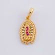Pendant Virgin of Guadalupe 2.7g / 1 in Yellow Gold 18K