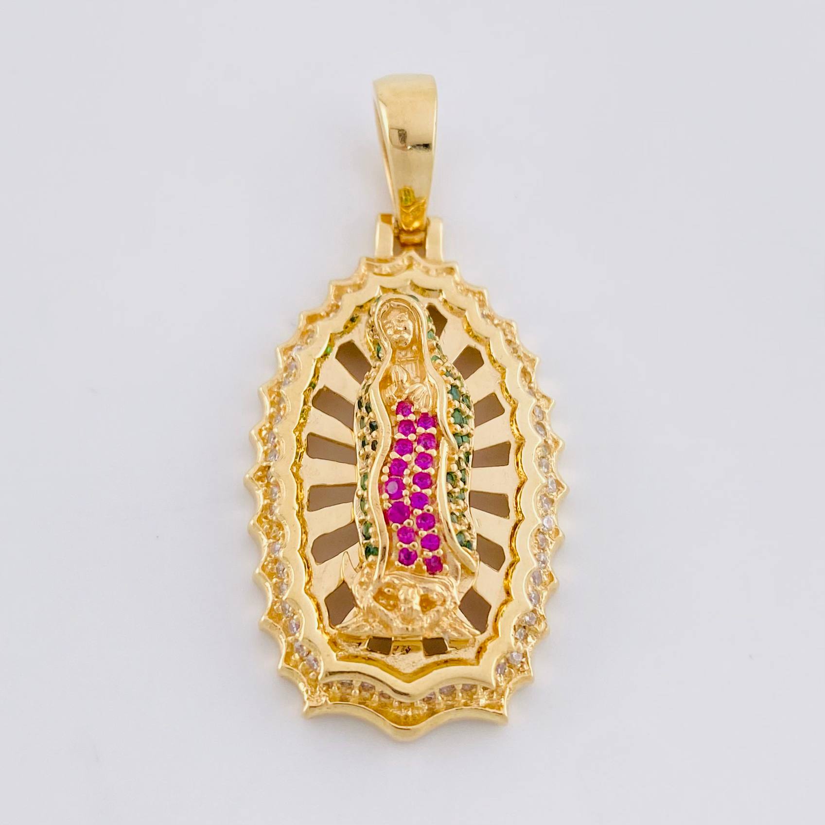 Dije Virgen de Guadalupe 9.55g / 1 1/2 in Oro Amarillo 18K