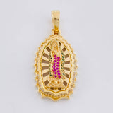 Dije Virgen de Guadalupe 9.55g / 1 1/2 in Oro Amarillo 18K