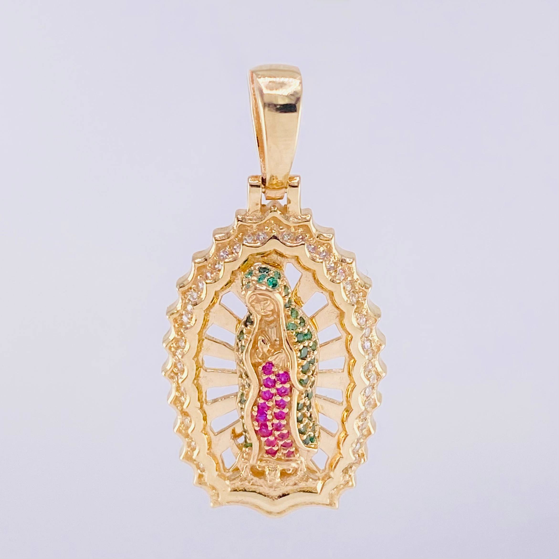 Dije Virgen de Guadalupe 9.55g / 1 1/2 in Oro Amarillo 18K