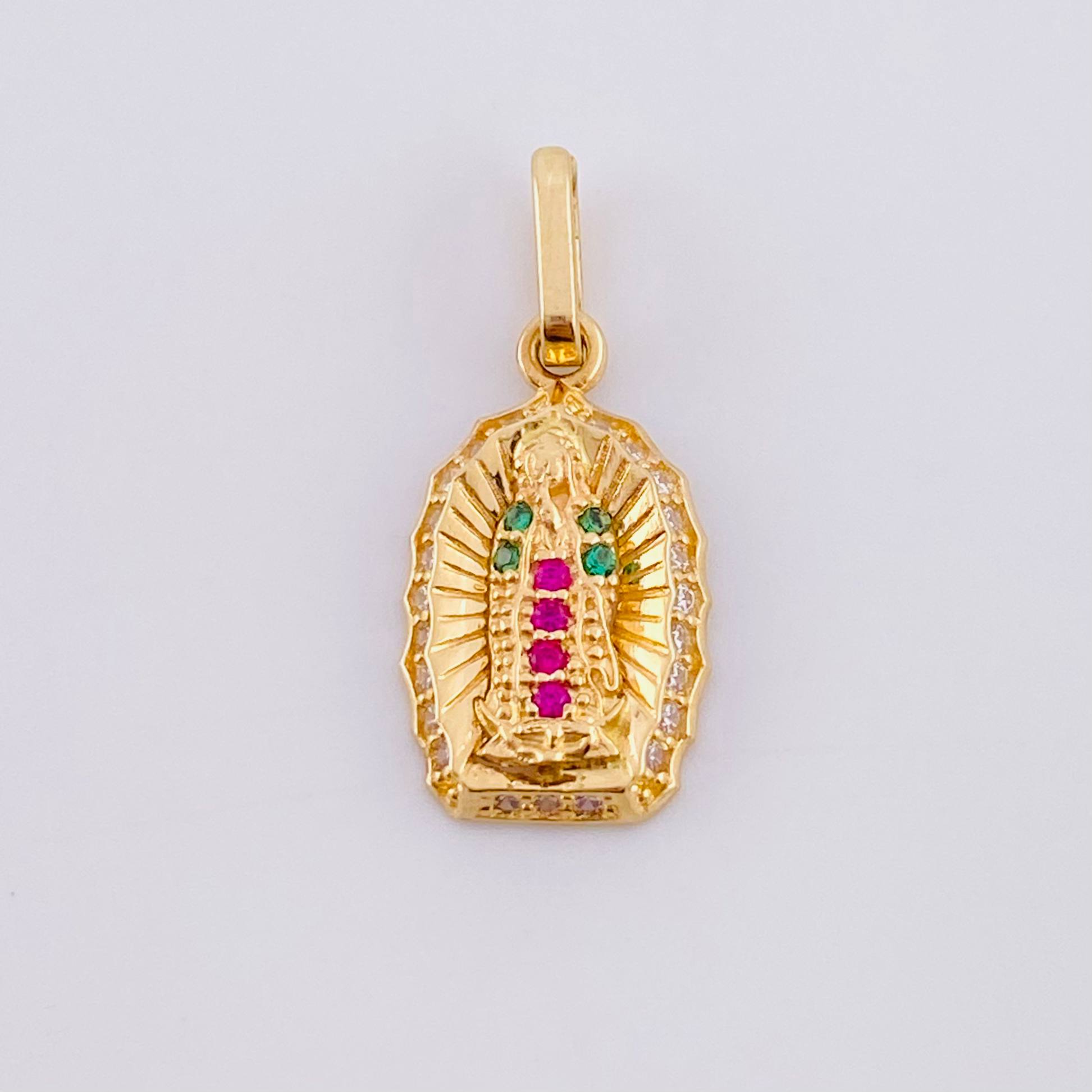 Dije Virgen de Guadalupe 1.3g / 3/4 in Oro Amarillo 18K