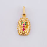 Dije Virgen de Guadalupe 1.3g / 3/4 in Oro Amarillo 18K