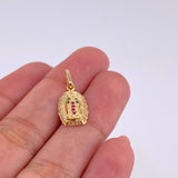 Dije Virgen de Guadalupe 1.2g / 3/4 in Oro Amarillo 18K