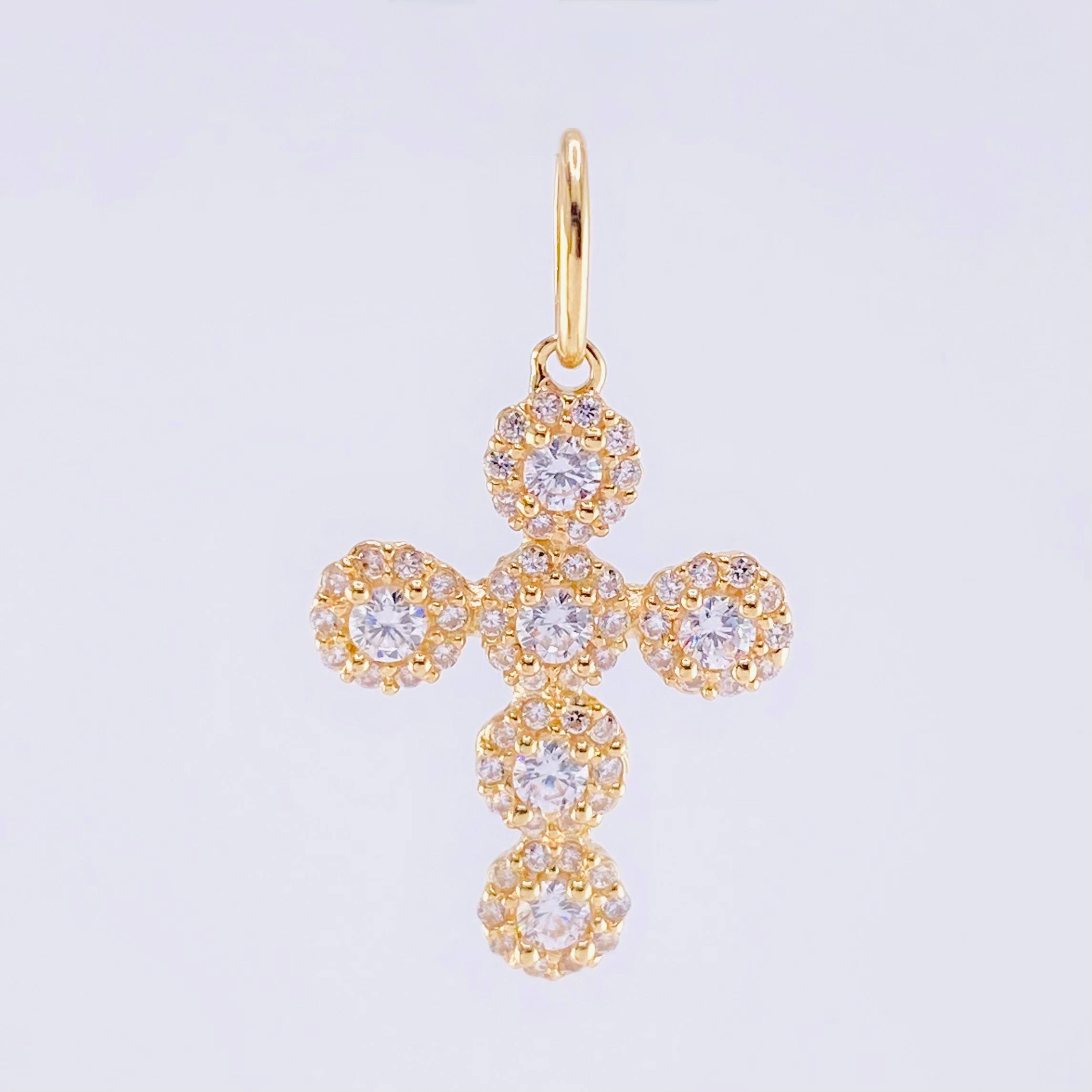 Dije Cruz 2g / 1 in Oro Amarillo 18K