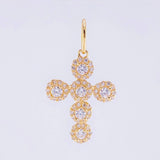 Dije Cruz 2g / 1 in Oro Amarillo 18K