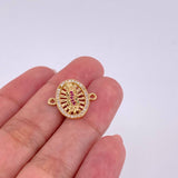 Herraje Virgen de Guadalupe 2.2g / 3/4 in Oro Amarillo 18K