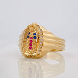 Anillo Virgen de Guadalupe 4.45g / T7 3/4 Oro Amarillo 18K