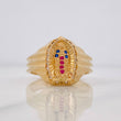 Anillo Virgen de Guadalupe 4.45g / T7 3/4 Oro Amarillo 18K