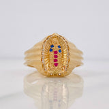 Anillo Virgen de Guadalupe 4.45g / T7 3/4 Oro Amarillo 18K