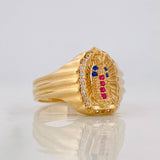 Anillo Virgen de Guadalupe 4.45g / T7 3/4 Oro Amarillo 18K