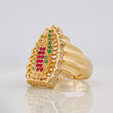 Anillo Virgen de Guadalupe 6.55g / T5 1/2 Oro Amarillo 18K