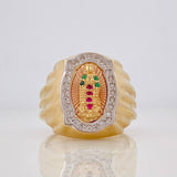 Anillo Virgen de Guadalupe 6.3g / T6 1/4 Tres Oros 18K