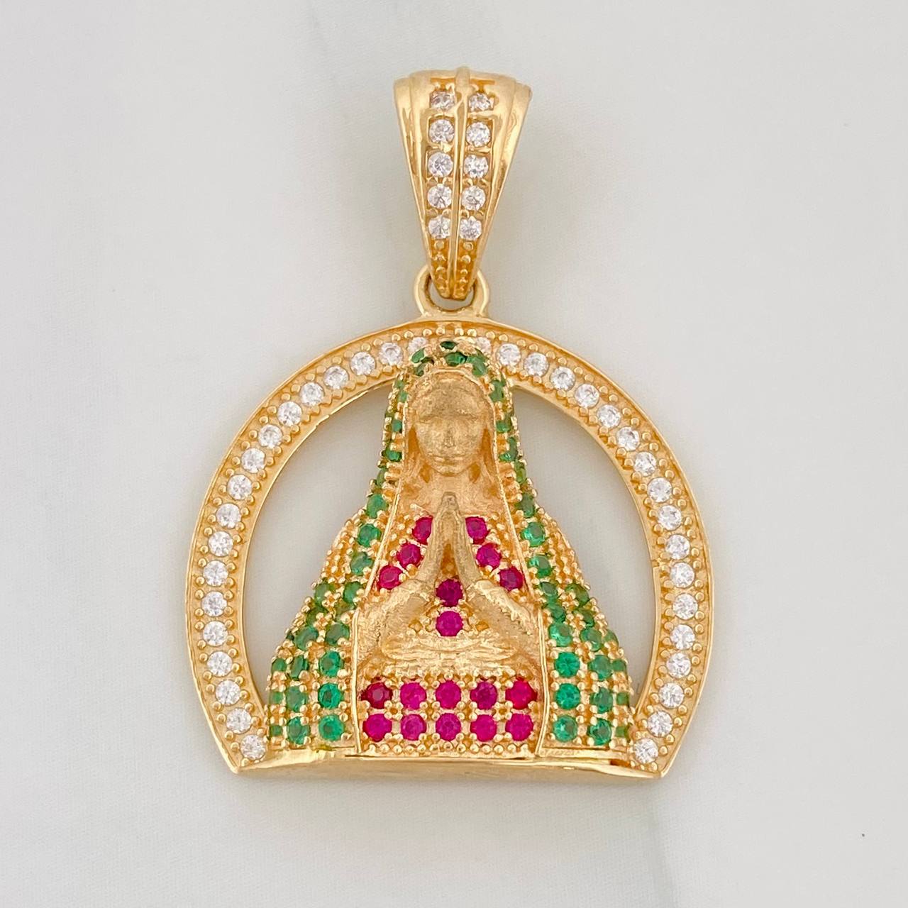Dije Medalla Virgen de Guadalupe 4.1g / 1 in Oro Amarillo 18K