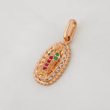 Dije Virgen de Guadalupe 1.5g / 3/4 in Oro Rosa 18K
