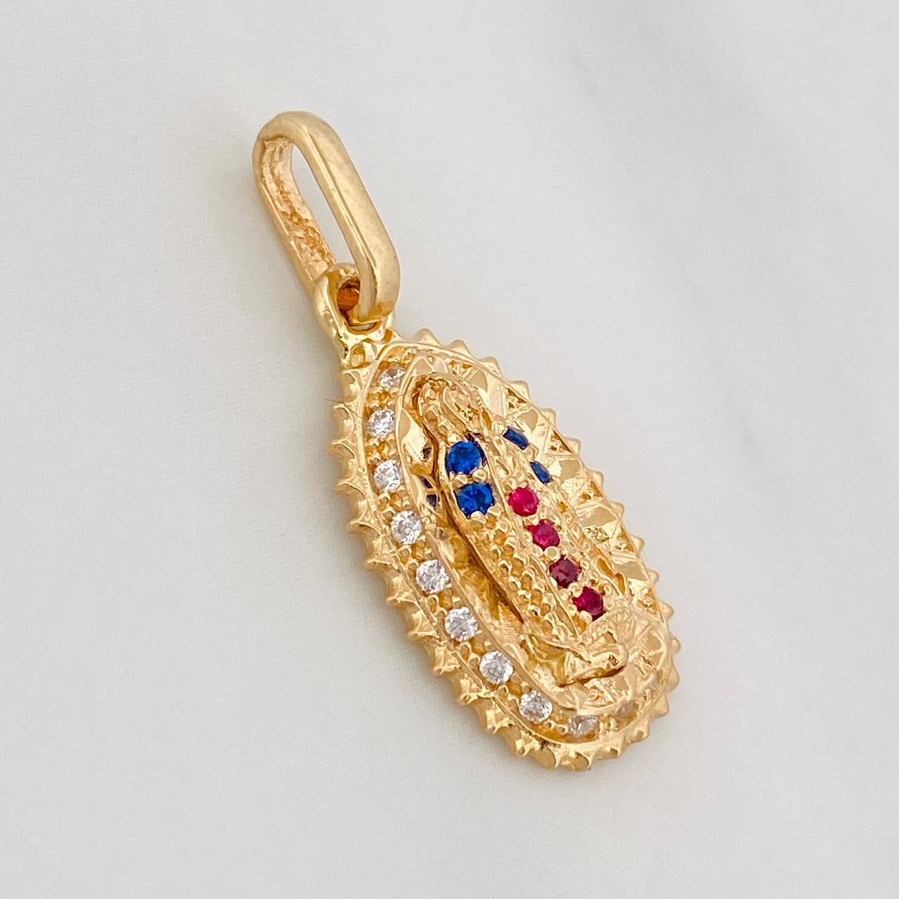 Dije Virgen de Guadalupe 1.55g / 3/4 in Oro Amarillo 18K
