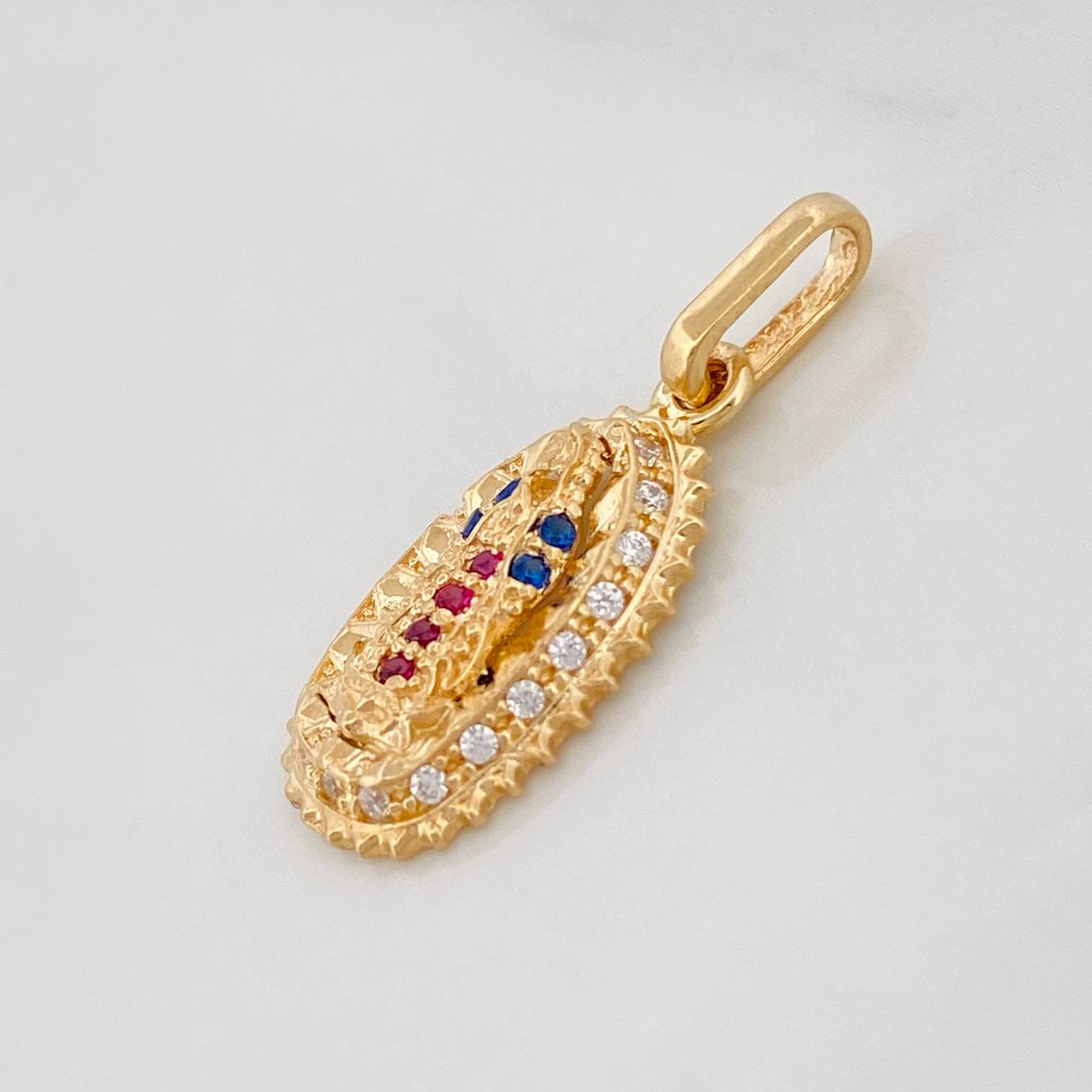 Dije Virgen de Guadalupe 1.55g / 3/4 in Oro Amarillo 18K