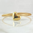 Pulso Aro Reticulado Corazon 2.35gr / 18cm-20cm / 3.1mm Oro Amarillo +4 18K