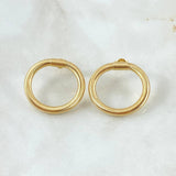 Topos Aro Recticulado 1.8gr / 2.4cm / Oro Amarillo +4 18K